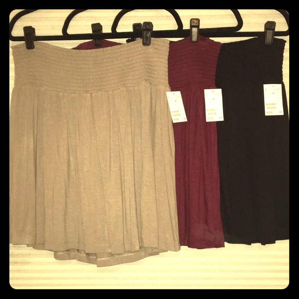 Comfy, stretchy skirts